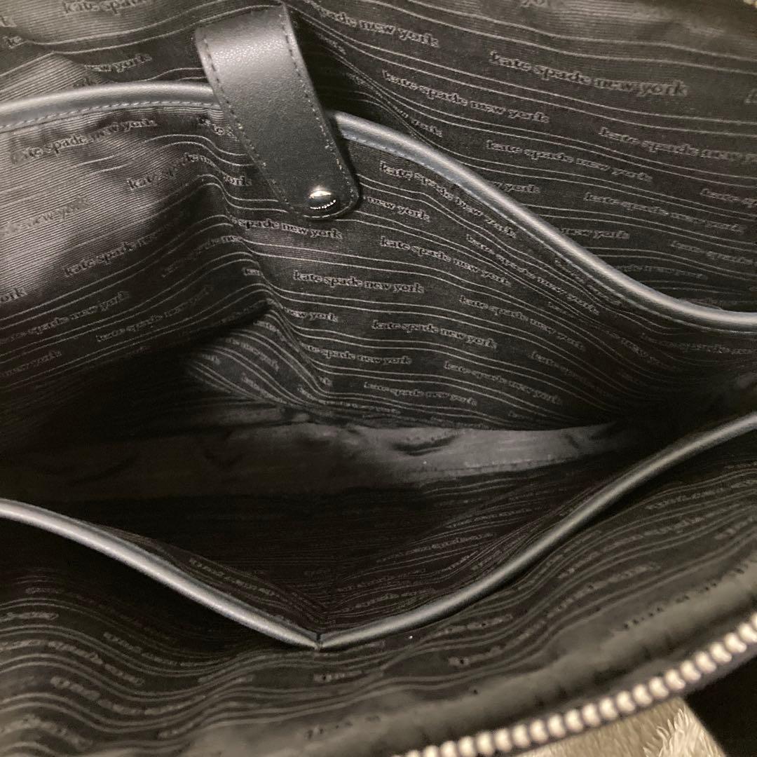 kate spade 黒 ナイロン パソコンバッグ