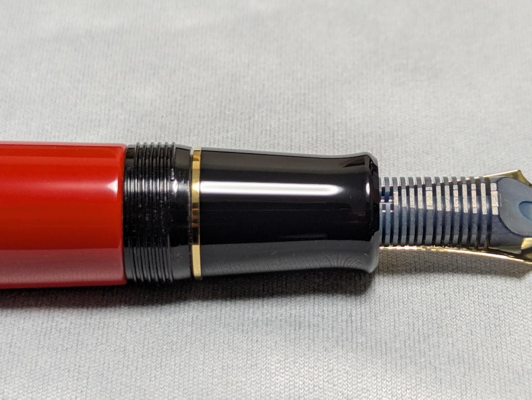 【美品】試し書きのみ カスタムURUSHI FM パイロットPILOT 朱漆