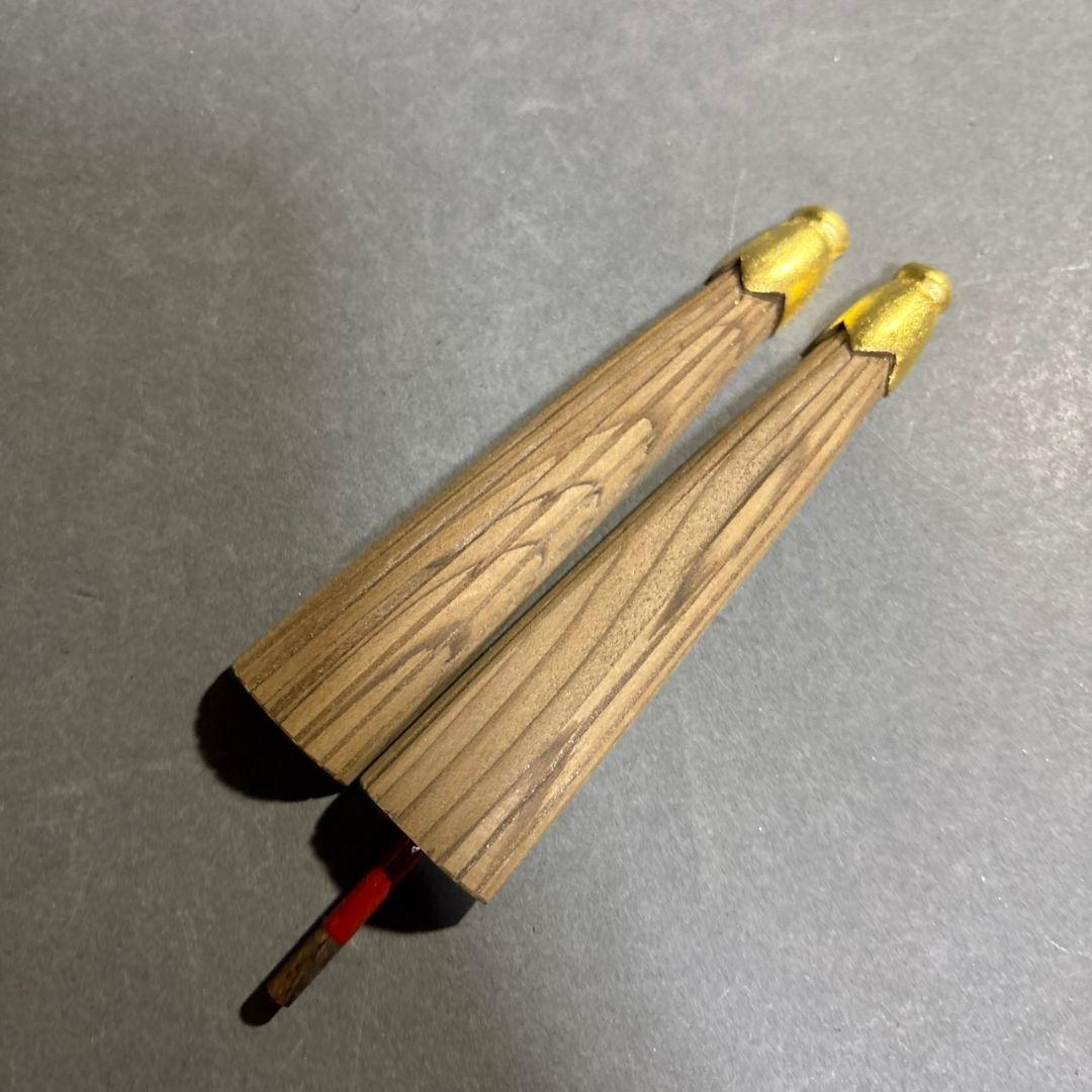 茶道具　小松一徳　神代杉　傘香合　共箱