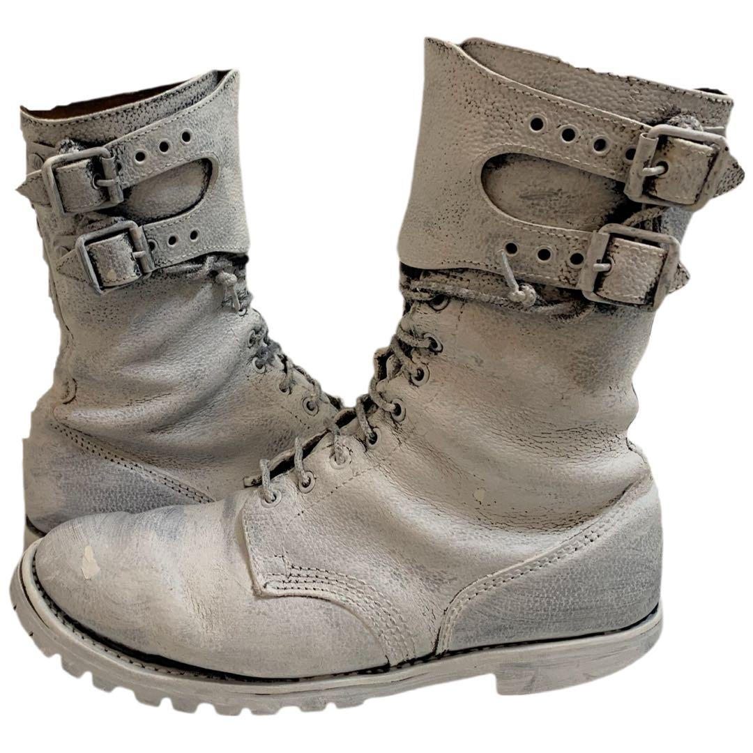 Marbot VINTAGE フランス軍 ペンキペイント ミリタリーブーツ 44