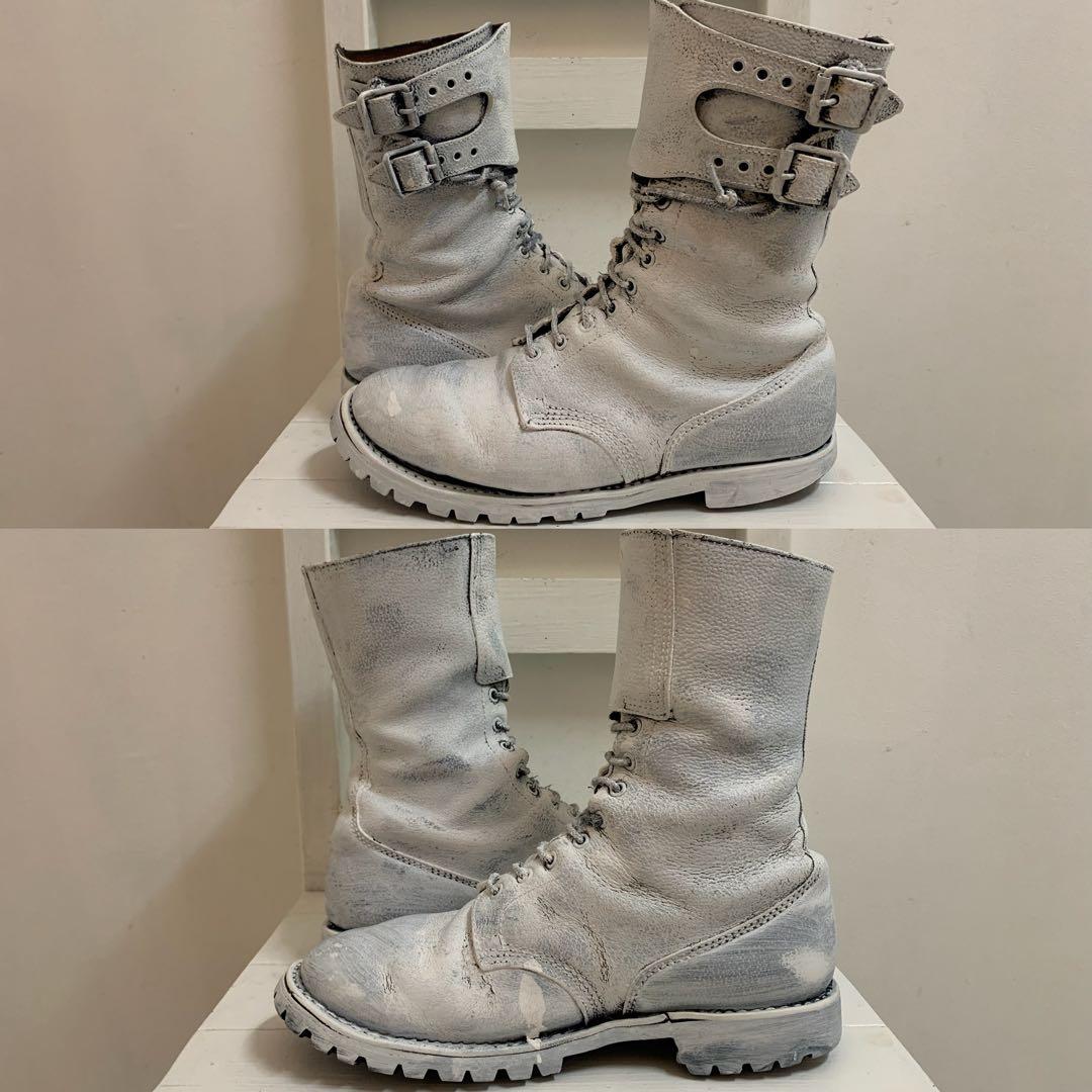 Marbot VINTAGE フランス軍 ペンキペイント ミリタリーブーツ 44
