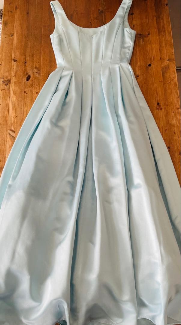 水色 ロングドレス　演奏会