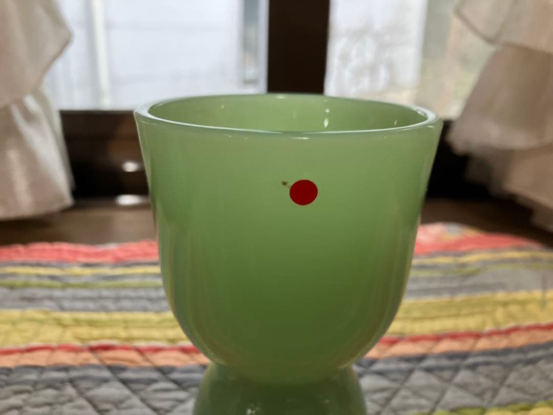 アンカーホッキング　ミルクガラス製　エッグスタンド　2個セット