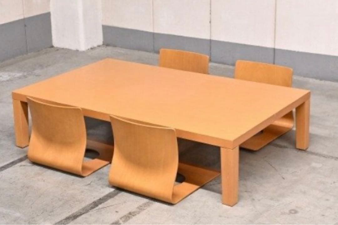 WISE WISE 座卓 座椅子 5点セット