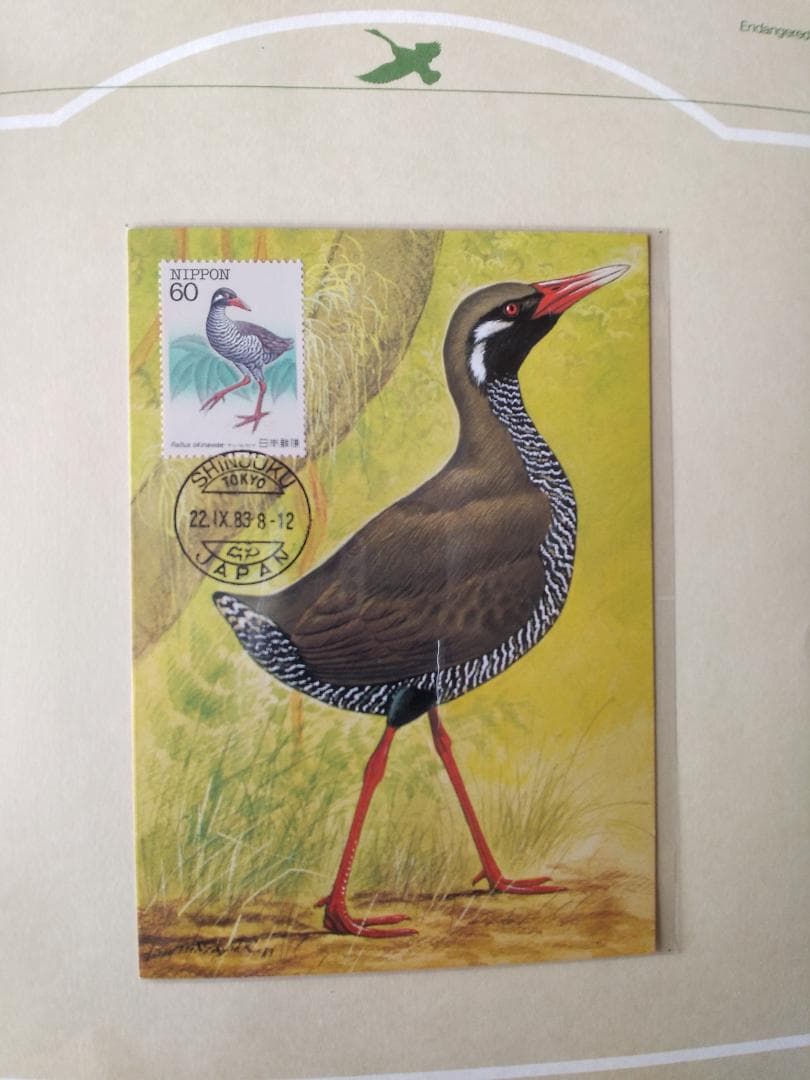 初日カバー マキシマムカード 特殊鳥類シリーズ切手コレクション 22通 新品