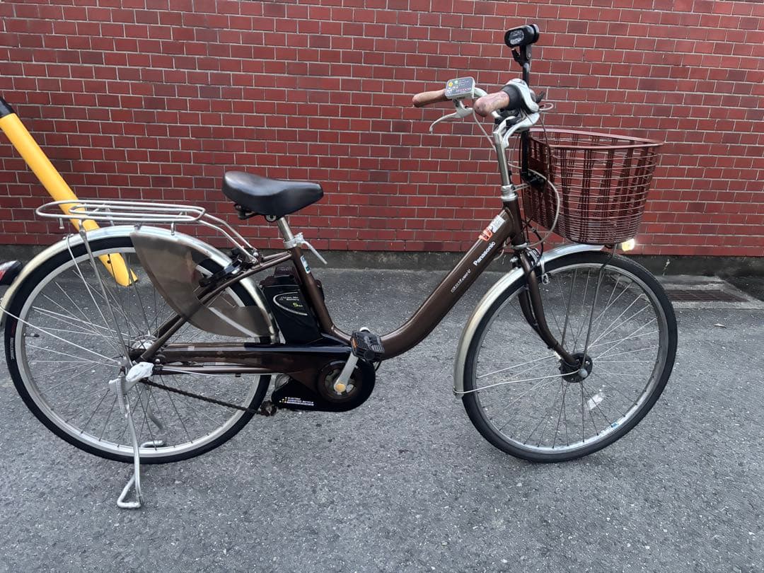 Panasonic クルーム 電動アシスト自転車 ブラウン