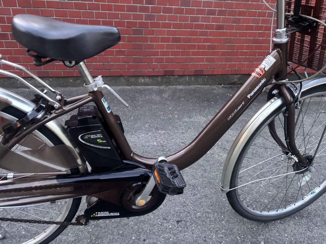 Panasonic クルーム 電動アシスト自転車 ブラウン