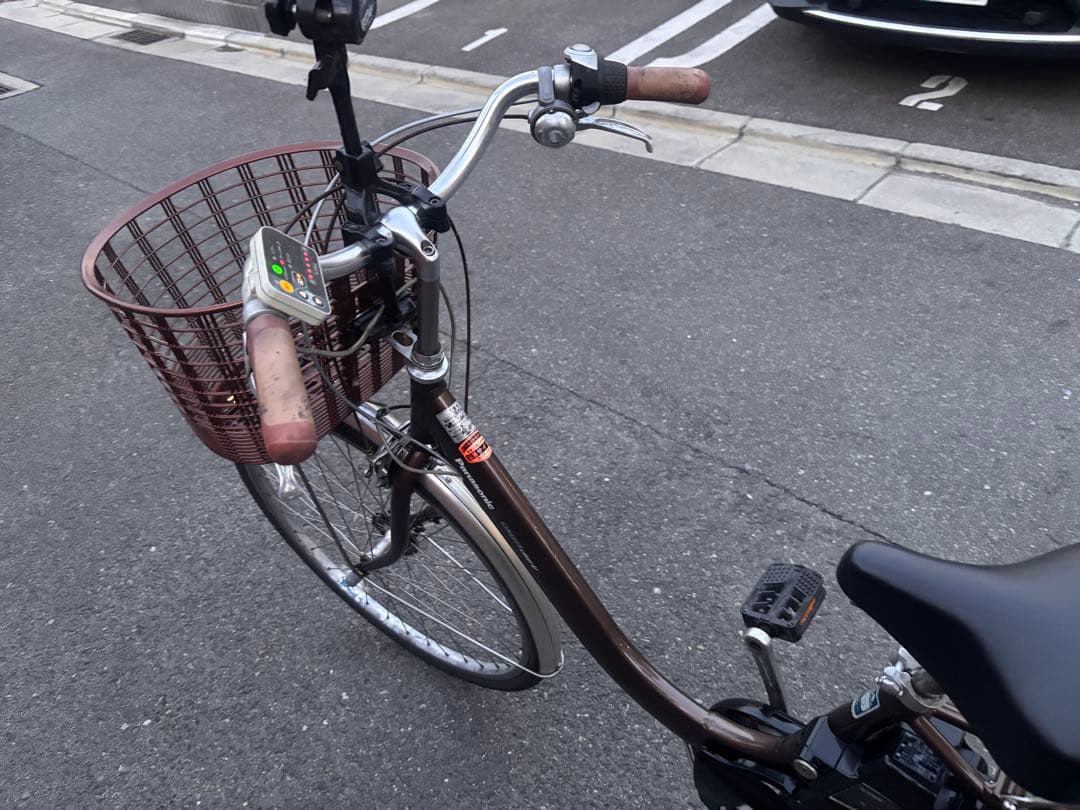 Panasonic クルーム 電動アシスト自転車 ブラウン