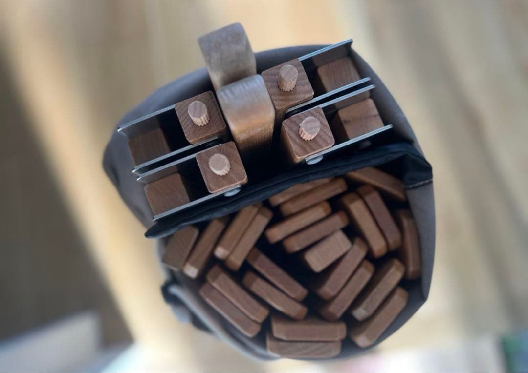 【美品】タラスブルバ　ウッドロールテーブル120