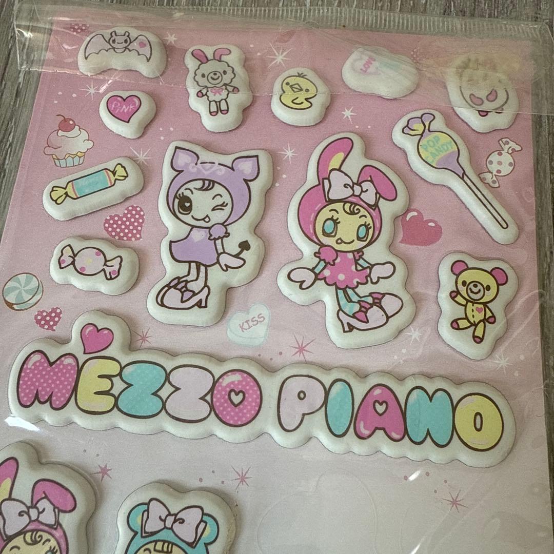 メゾピアノ ぷっくりシール 当時品