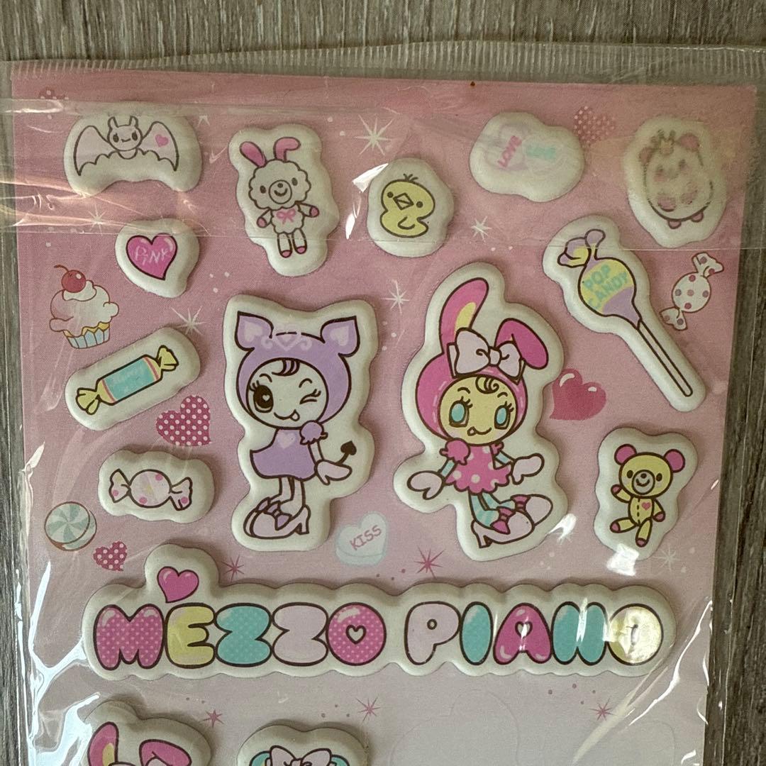 メゾピアノ ぷっくりシール 当時品