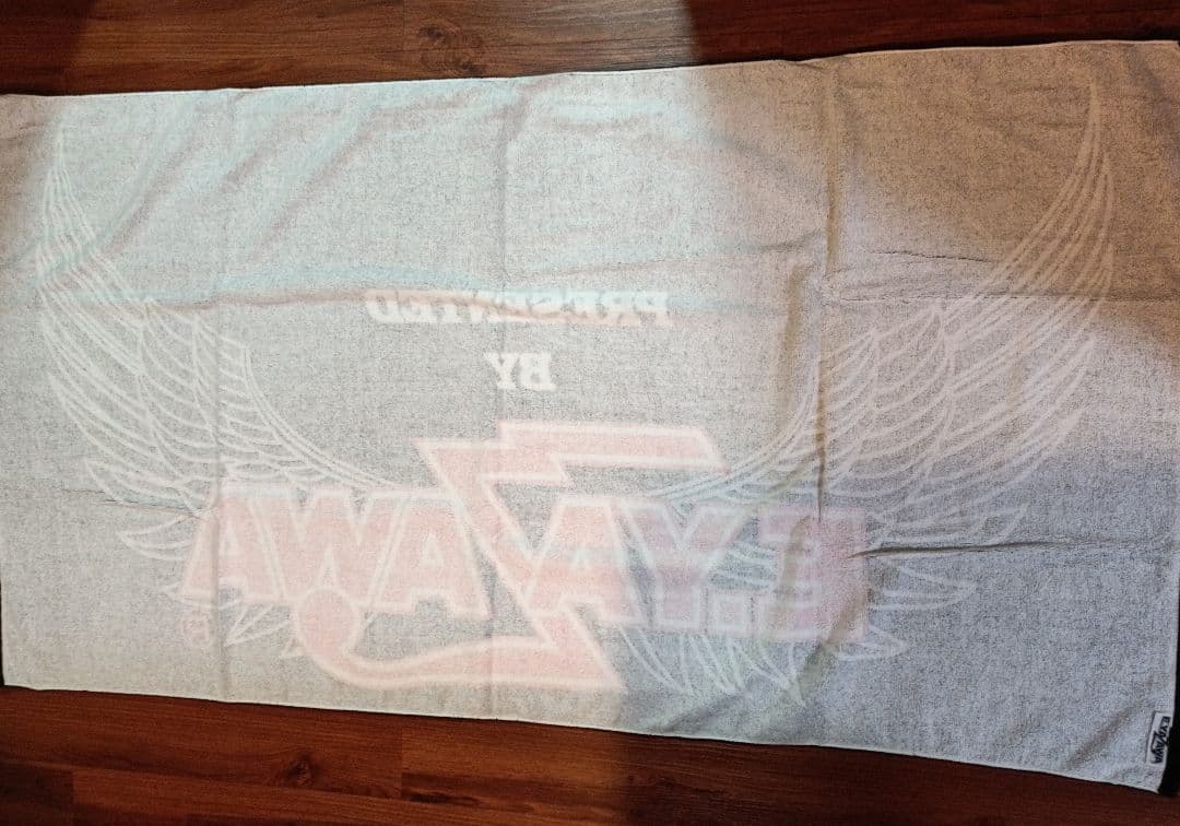 【新品未使用】矢沢永吉 スペシャルビーチタオル SBT ロゴ翼 当時物