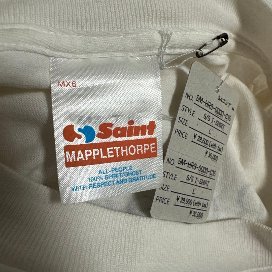 セントマイケル　ロバート・メイプルソープ Tシャツ ホワイト