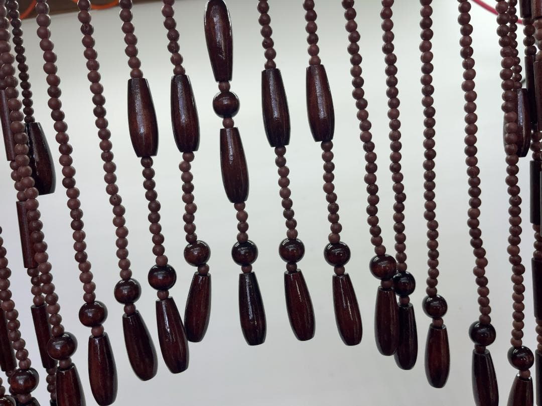 玉のれん　開閉式　すだれ　アンティーク　02c19