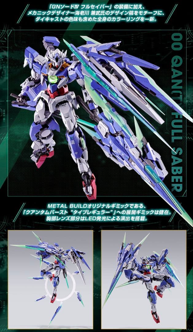 [新品、未開封]L BUILD ダブルオークアンタ フルセイバー
