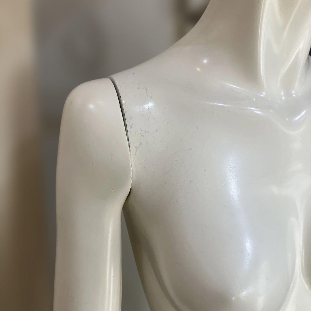 ホワイト女性用マネキン スタンド付き