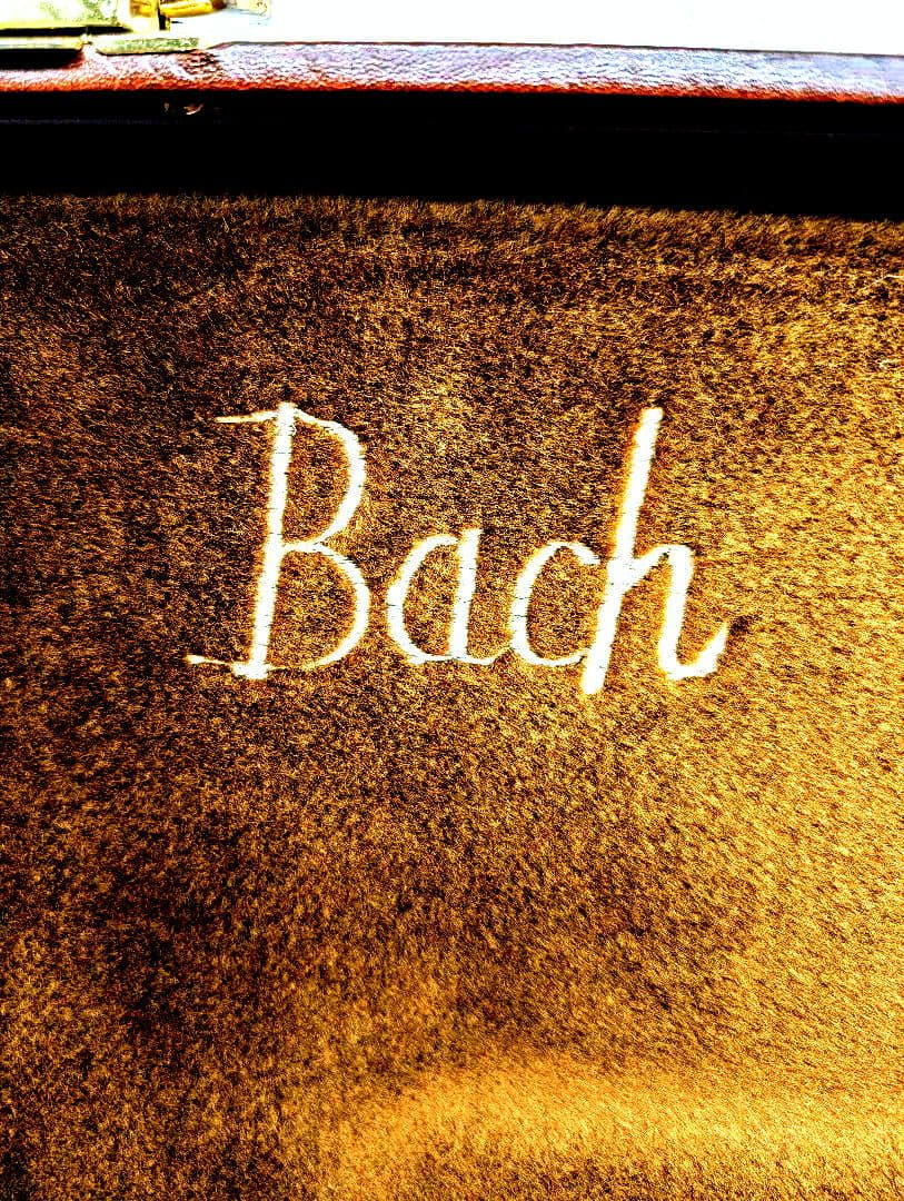 値下げ●Bach バッグ 希少◆B♭トランペットシングルケース ブラウン