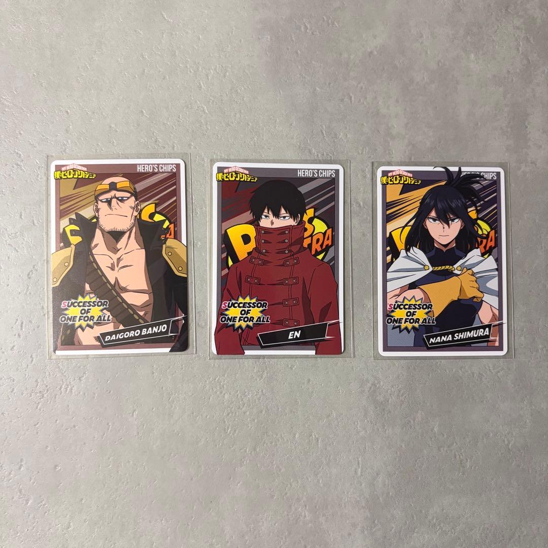 ヒーローズチップス3 カードセット 全49種　コンプリート　ヒロアカ