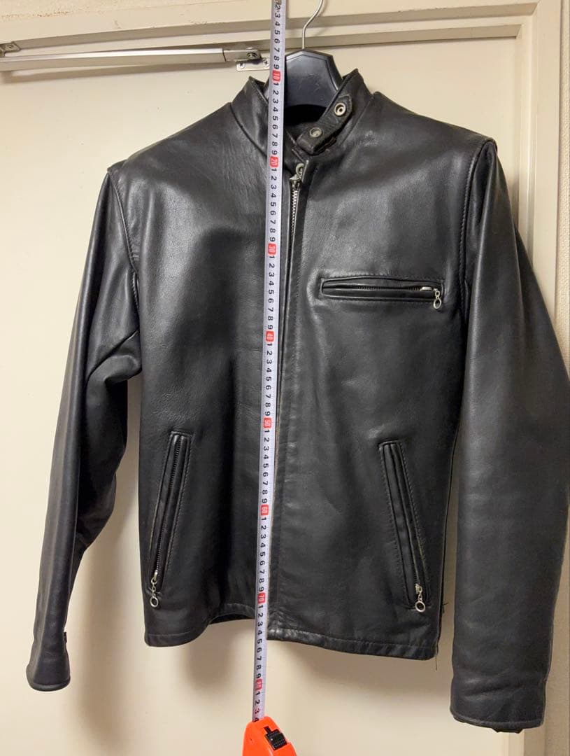 Schott ブラック レザージャケット 36