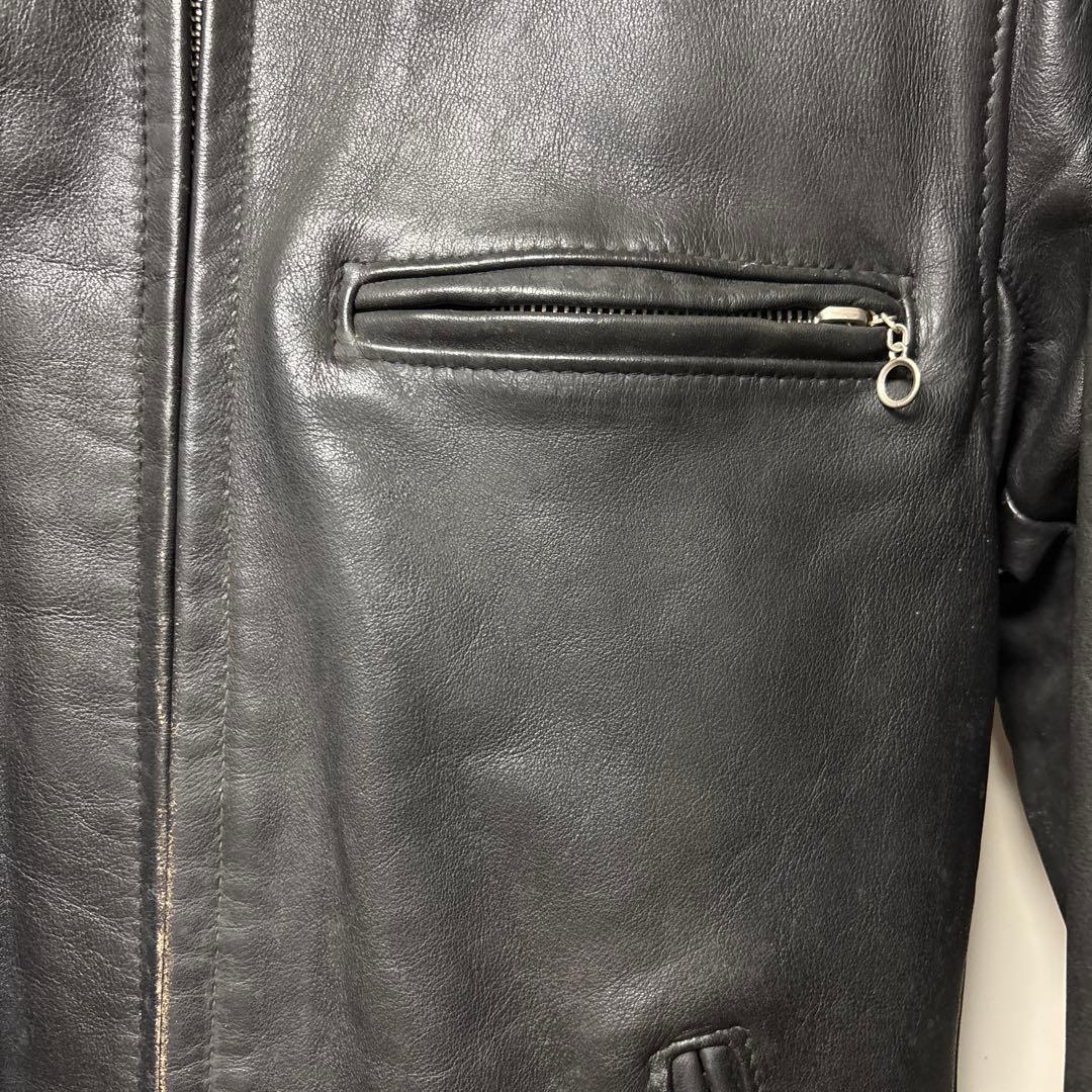 Schott ブラック レザージャケット 36