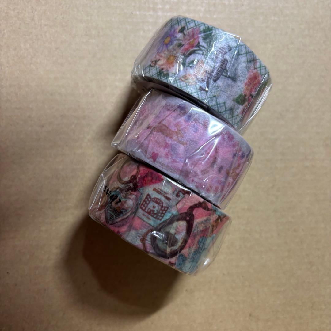 オカッパラバーさん　マスキングテープ　セット　D