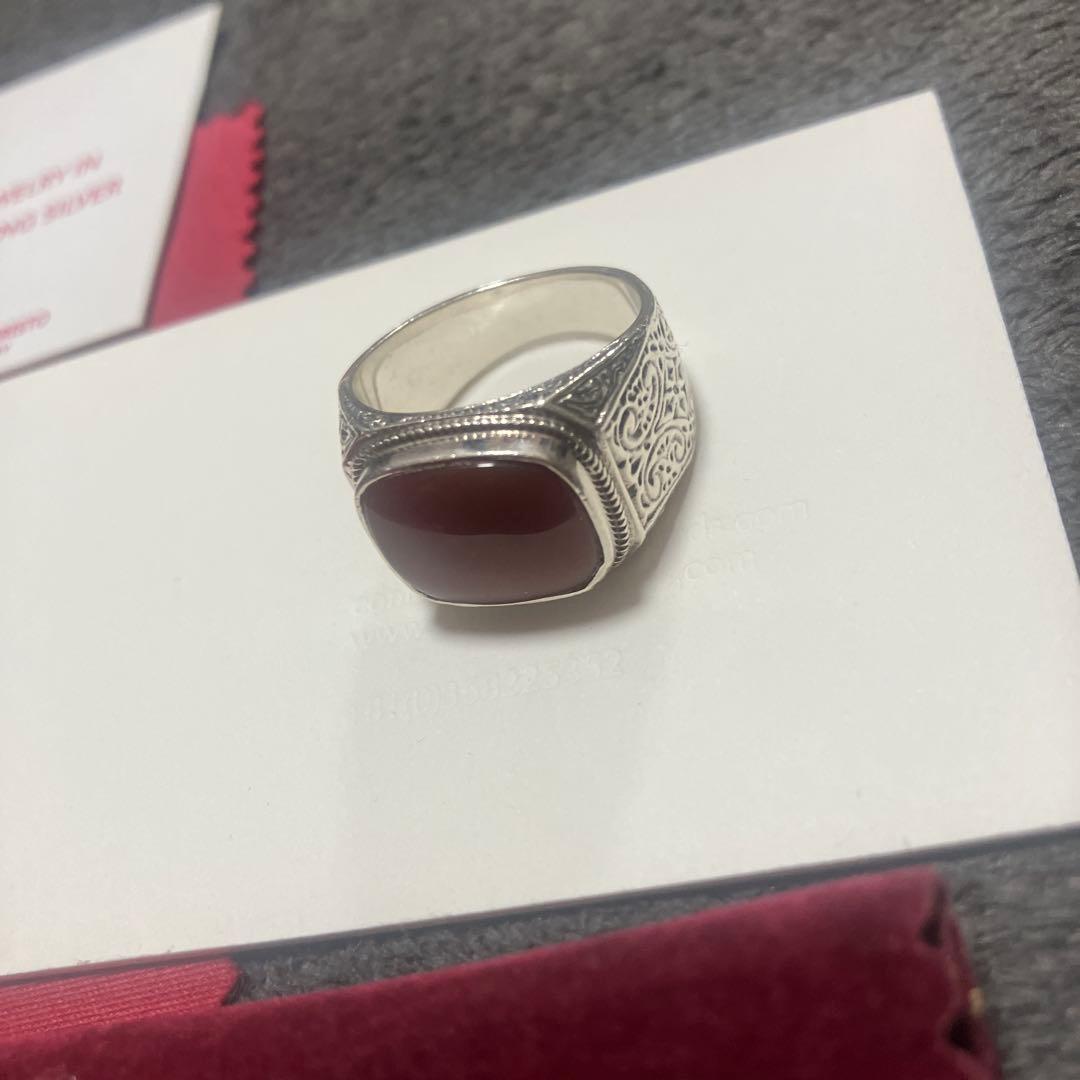 ジェロクリスト　Gerochristo リング　指輪　赤　レッド　0707