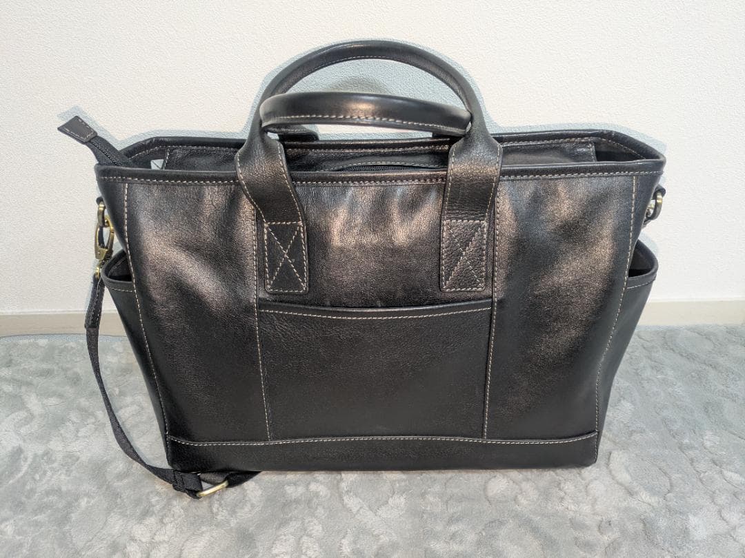 モラルコード　レザー　トートバック　ショルダー　ビジネス　2WAY 超美品