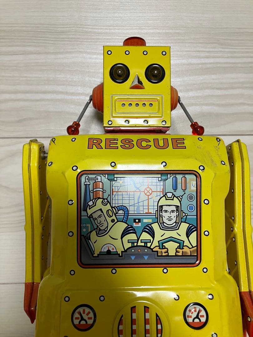 ブリキ　ロボット　R-1 昭和レトロ　レスキューロボ