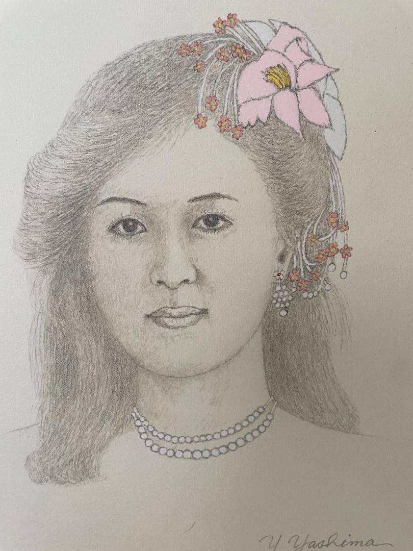 八島義郎　芸術家　宗教家　リトグラフ　版画　乙女の夢　 美品　貴重