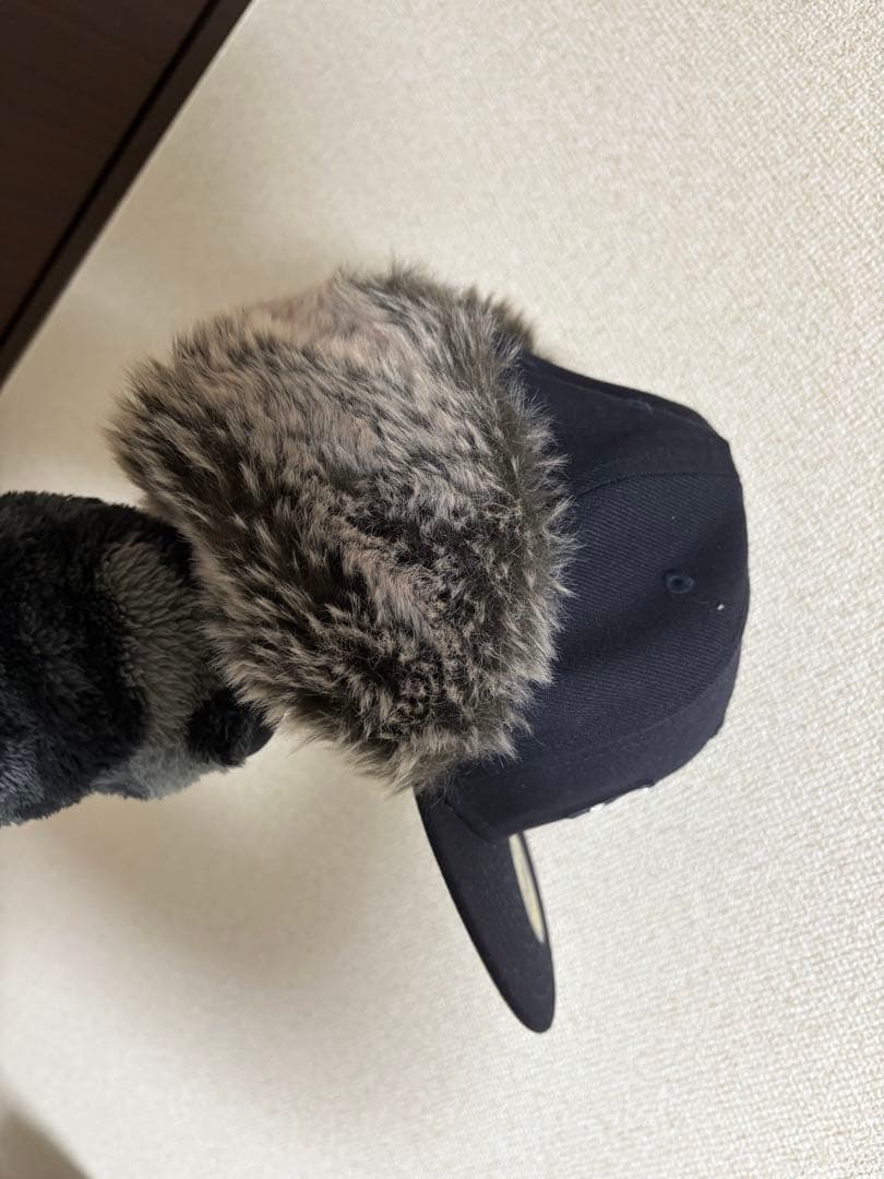 supreme 59FIFTY キャップ ファー付き 7 3/8 キャップ