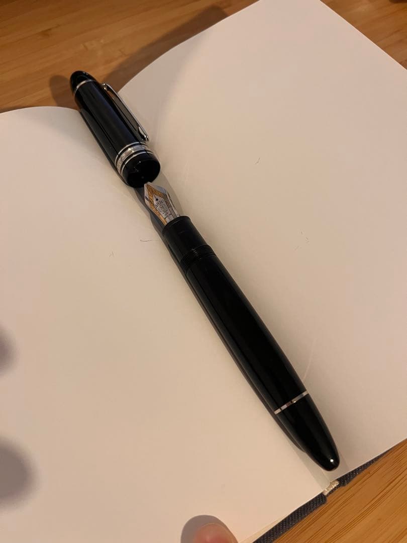 モンブラン　万年筆　マイスターシュテュック プラチナコーティング 149 F