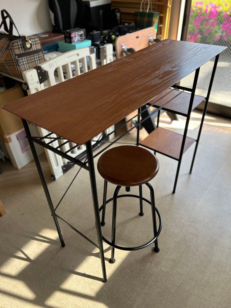 ※週末限定セール5/11まで　ニコアンド　カウンターテーブル　※テーブルのみ