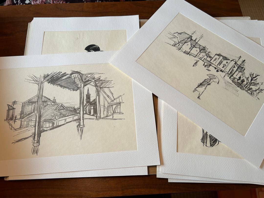 竹久夢二　YUMEJITAKEHISA手刷版　素描夢二の女　素描1枚摺50枚入