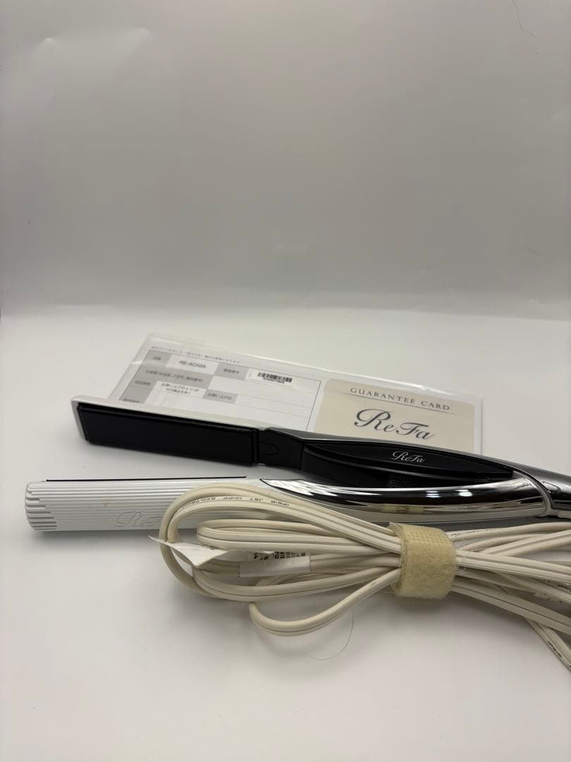 ReFa ストレートヘアアイロン ホワイト/ブラック