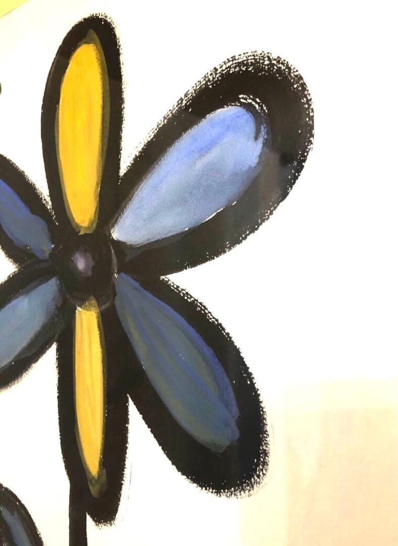 Cokkun Vich コックン・ヴィッチ「花」現代アート 額入り絵画