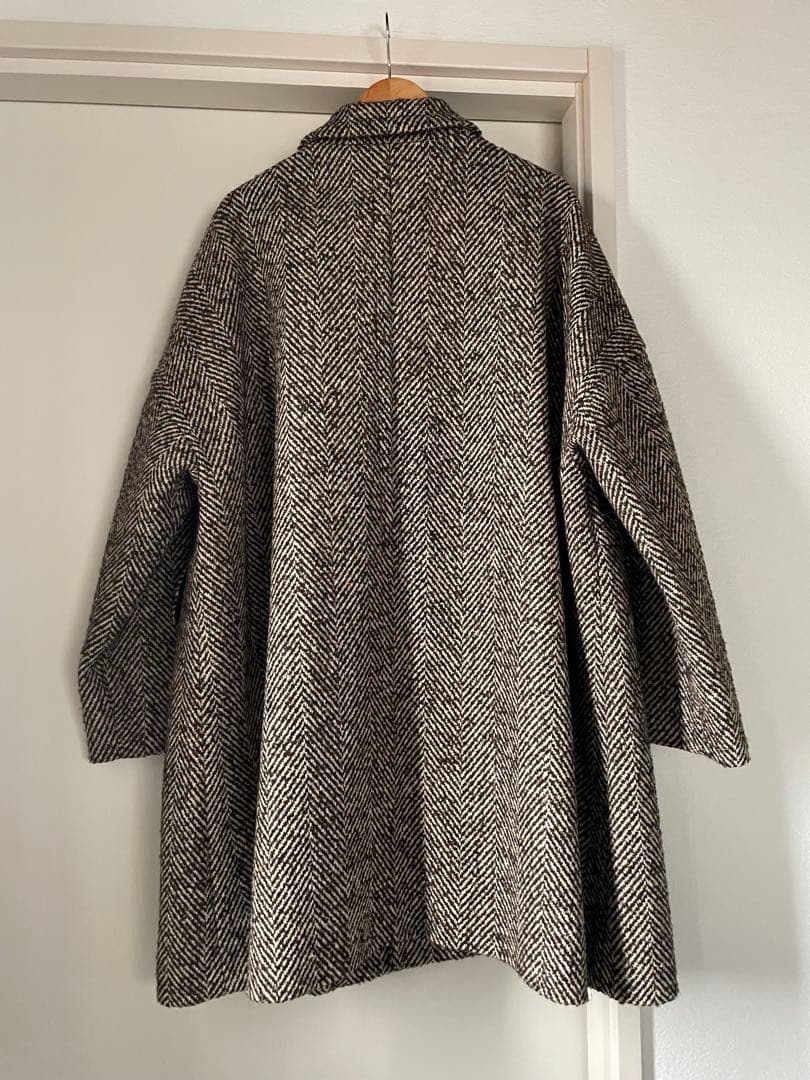 マカフィー　ヘリンボーンツイードコート