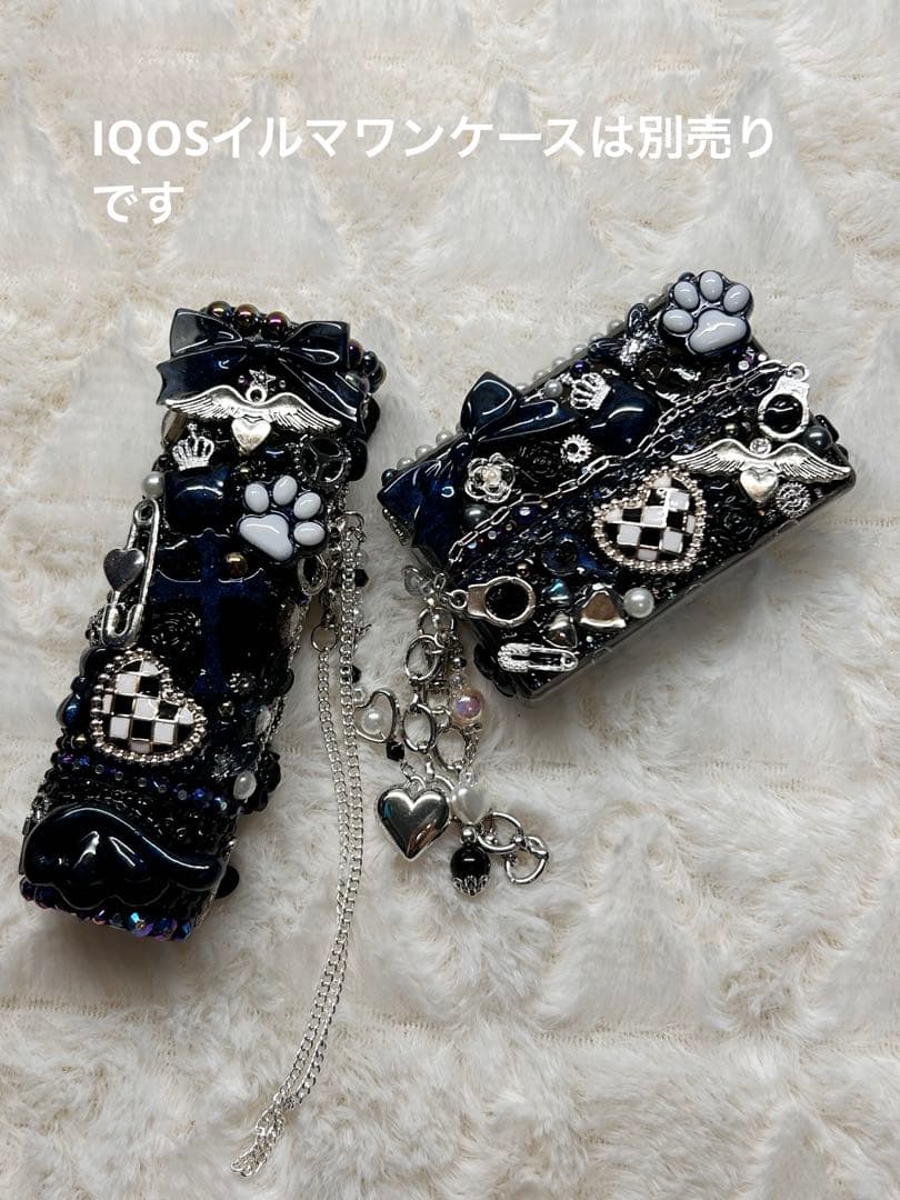 ［あ⠉̮⃝︎︎］IQOSヒートスティックデコケース31-青系-＆IQOSイルマ10