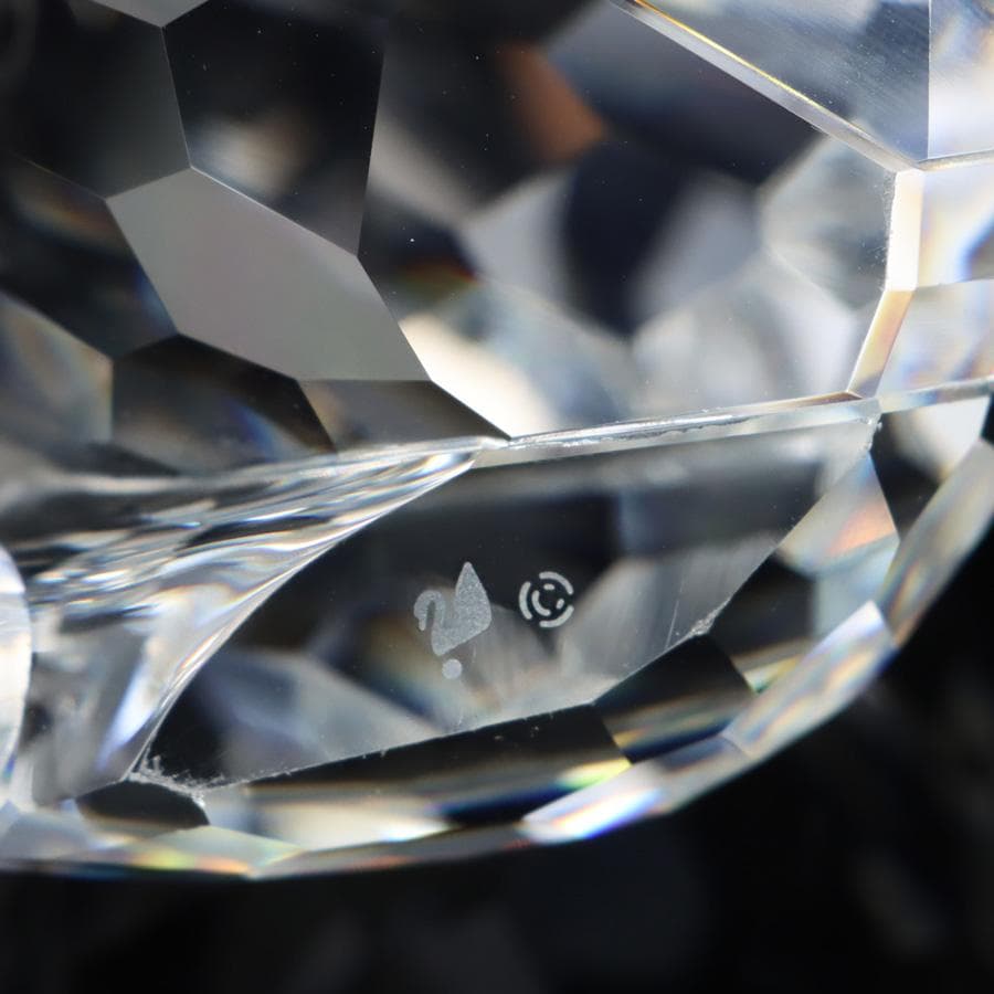 Y2435-10 スワロフスキー クリスタル グリズリー 熊 オブジェ