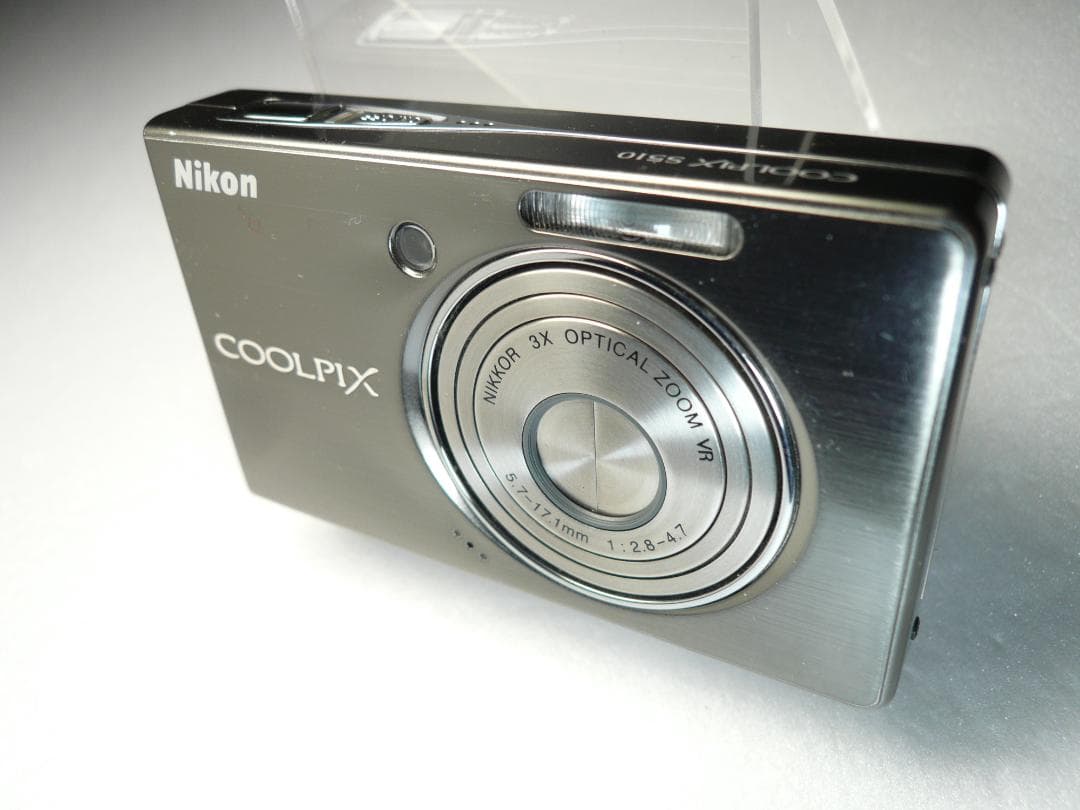 Nikon★COOLPIX S510⭐️極美品⭕️安心の実働品❤️ガンメタの輝き