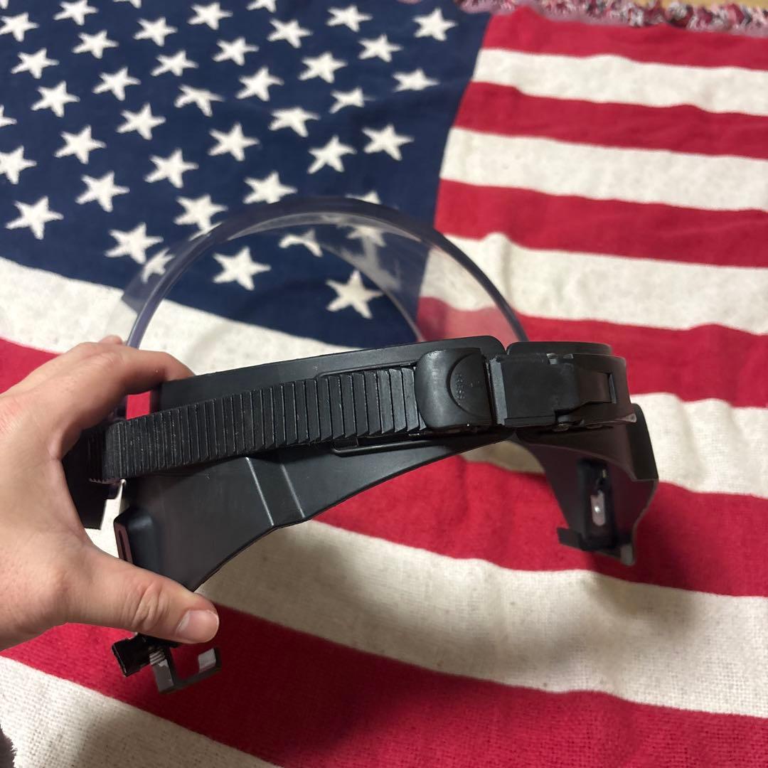 実物PAULSONフェイスシールド米警察装備CAGE CODE12858 B36