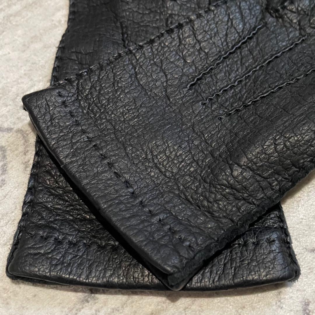 メローラ ペッカリー 黒 革手袋 グローブ MEROLA