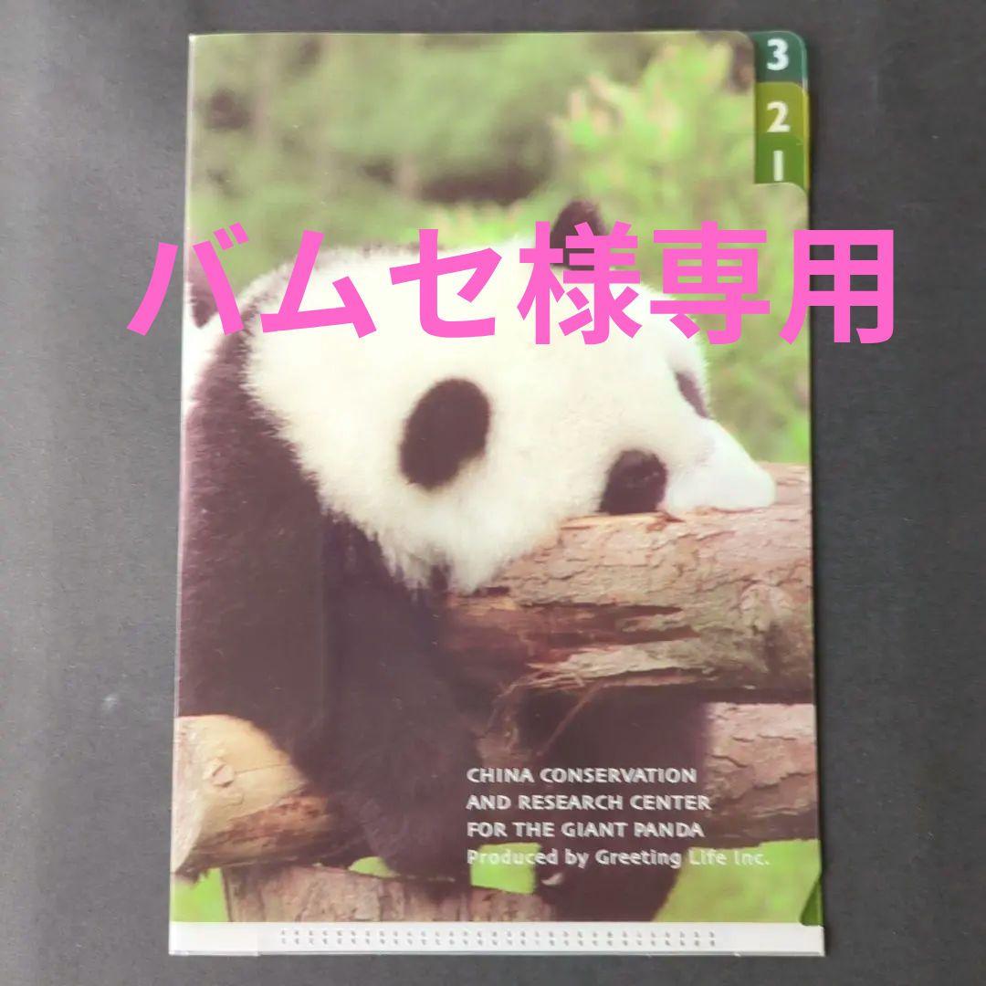 パンダ　ミニクリアファイル　他