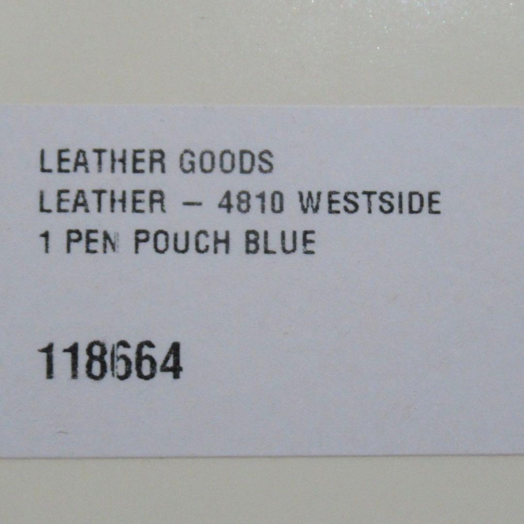 モンブラン ペンケース ペンポーチ 4810 ウエストサイド ブルー 1本用