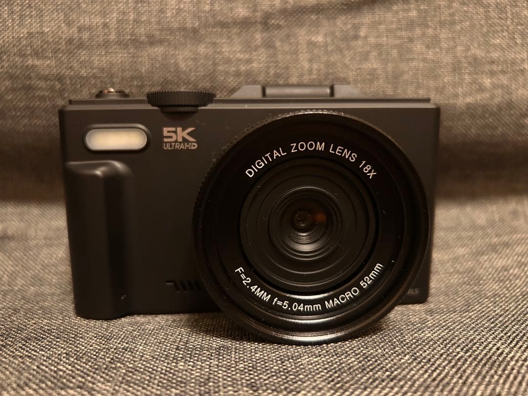 美品！5Kデジタルカメラ 7500万画素 18倍ズーム