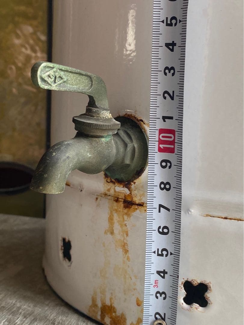 ホーロー ジャグ 缶 ガーデン インテリア アンティーク ビンテージ 昭和レトロ