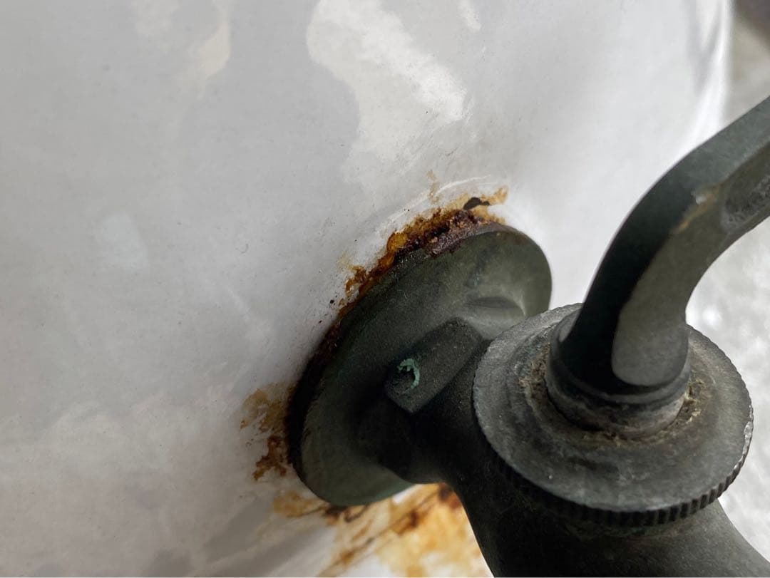 ホーロー ジャグ 缶 ガーデン インテリア アンティーク ビンテージ 昭和レトロ