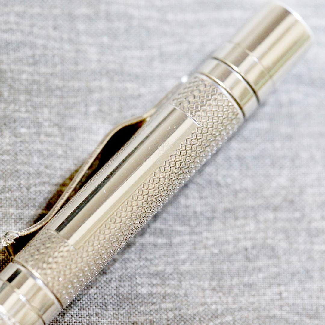 ヤードオレッド 万年筆 バイスロイ バーレイ スターリングシルバー ９２５