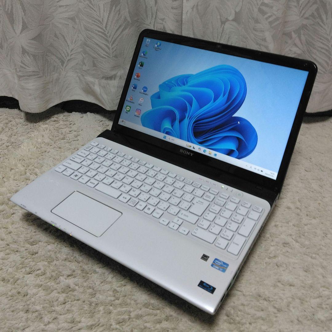 千10 特価 SSD CPUi7 Office 光るキーボードノートパソコン