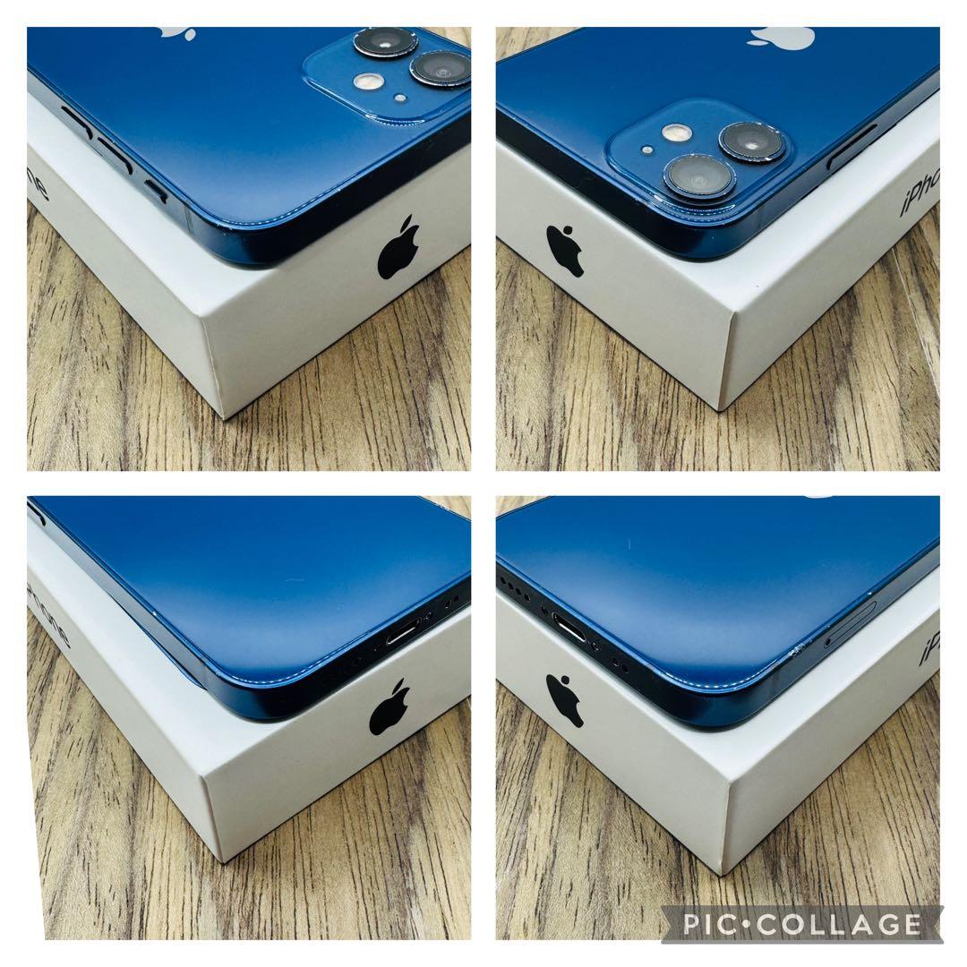 【新品バッテリー】iPhone12mini ブルー 256GB SIMフリー