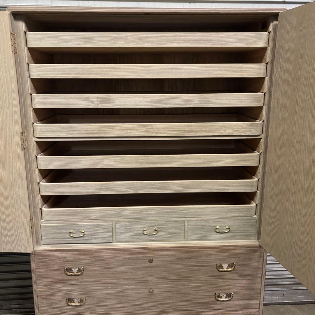 賀茂桐箪笥　通産大臣指定伝統的工芸品　着物箪笥